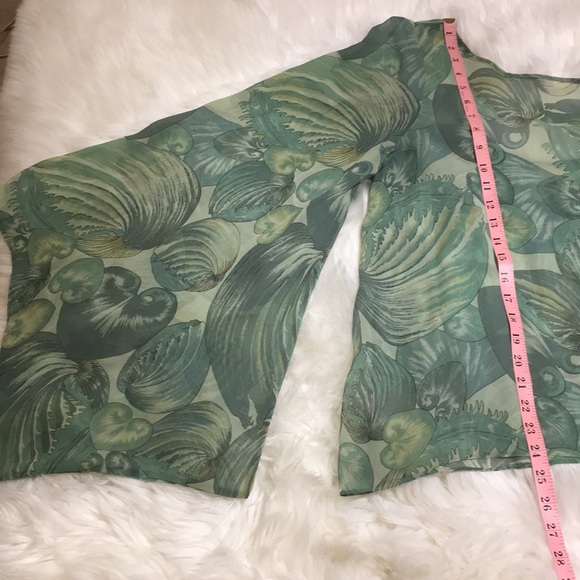 Show Me Your Mumu Green Leafs Print Top - Picture 5 of 9